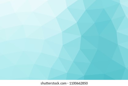 Light BLUE vector abstract mosaic abstract mosaic. Shining colored illustration in a Brand new style. The template can be used as a background for cell phones.