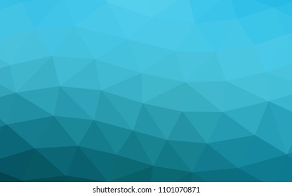 Light BLUE vector abstract mosaic abstract mosaic. Creative geometric illustration in Origami style with gradient. The textured pattern can be used for background.