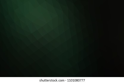 Light BLUE vector abstract mosaic pattern. Creative geometric illustration in Origami style with gradient. Triangular pattern for your business design.