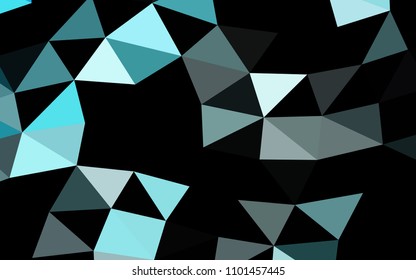 Light BLUE vector abstract mosaic abstract mosaic. A completely new color illustration in a vague style. The elegant pattern can be used as part of a brand book.