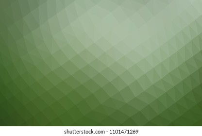 Light BLUE vector abstract mosaic template. Shining illustration, which consist of triangles. The best triangular design for your business.