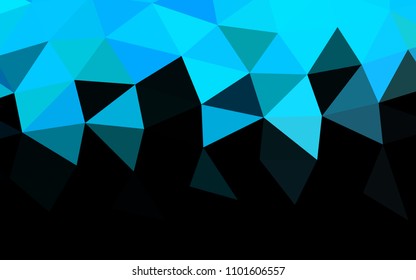 Light BLUE vector abstract mosaic abstract mosaic. Creative illustration in halftone style with gradient. The textured pattern can be used for background.