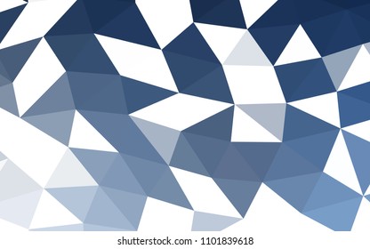 Light BLUE vector abstract mosaic abstract mosaic. Brand new colored illustration in blurry style with gradient. The completely new template can be used for your brand book.