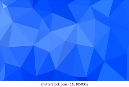 Light BLUE vector abstract mosaic backdrop. Glitter abstract illustration with an elegant design. That new template can be used for your brand book.