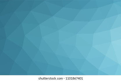 Light BLUE vector abstract mosaic template. Brand new colored illustration in blurry style with gradient. The template can be used as a background for cell phones.