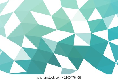 Light BLUE vector abstract mosaic abstract mosaic. Shining colored illustration in a Brand new style. The completely new template can be used for your brand book.