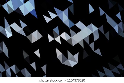Light BLUE vector abstract mosaic background. Colorful illustration in abstract style with gradient. The template can be used as a background for cell phones.