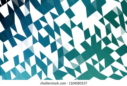 Light BLUE vector abstract mosaic pattern. Creative illustration in halftone style with gradient. A new texture for your design.