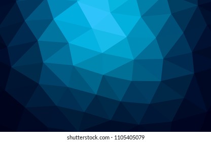 Light BLUE vector abstract mosaic abstract mosaic. Colorful abstract illustration with gradient. The elegant pattern can be used as part of a brand book.