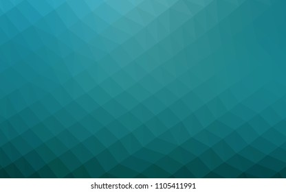 Light BLUE vector abstract mosaic pattern. Shining illustration, which consist of triangles. The textured pattern can be used for background.