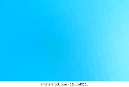 Light BLUE vector abstract mosaic background. Colorful illustration in abstract style with gradient. A completely new template for your business design.