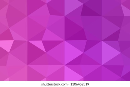 Light BLUE vector abstract mosaic pattern. Glitter abstract illustration with an elegant design. The template for cell phone's backgrounds.