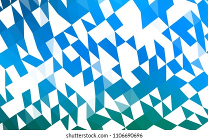 Light BLUE vector abstract mosaic backdrop. A vague abstract illustration with gradient. The template can be used as a background for cell phones.