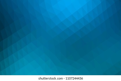 Light BLUE vector abstract mosaic background. A completely new color illustration in a vague style. A new texture for your design.