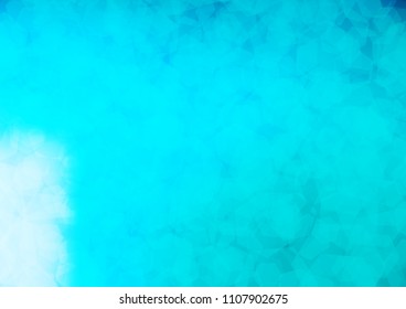 Light BLUE vector abstract mosaic pattern. A completely new color illustration in a vague style. The template can be used as a background for cell phones.