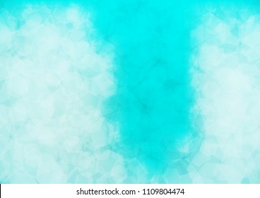 Light BLUE vector abstract mosaic background. Colorful abstract illustration with gradient. The best hexagonal design for your business.