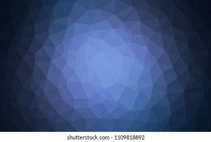 Light BLUE vector abstract mosaic background. Colorful abstract illustration with triangles. Template for cell phone's backgrounds.