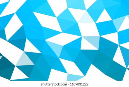 Light BLUE vector abstract mosaic abstract mosaic. Brand new colored illustration in blurry style with gradient. The textured pattern can be used for background.