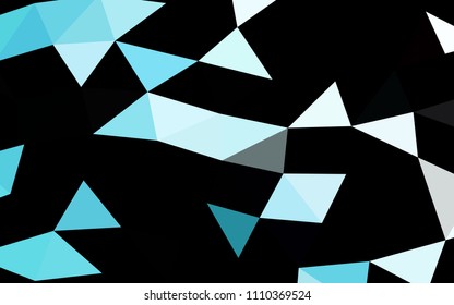 Light BLUE vector abstract mosaic abstract mosaic. Shining colored illustration in a Brand new style. The completely new template can be used for your brand book.