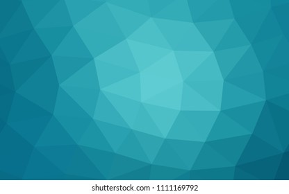 Light BLUE vector abstract mosaic abstract mosaic. Creative geometric illustration in Origami style with gradient. The completely new template can be used for your brand book.