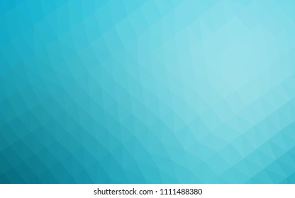 Light BLUE vector abstract mosaic pattern. Shining colored illustration in a Brand new style. Brand new design for your business.