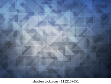 Light BLUE vector abstract mosaic backdrop. A sample with polygonal shapes. A completely new design for your business.