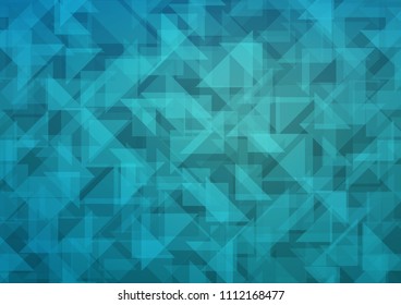 Light BLUE vector abstract mosaic pattern. A completely new color illustration in a vague style. A completely new design for your business.