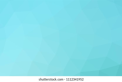 Light BLUE vector abstract mosaic pattern. Glitter abstract illustration with an elegant design. A completely new template for your business design.