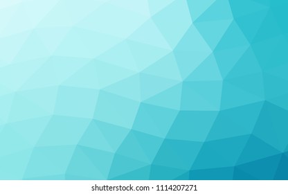 Light BLUE vector abstract mosaic abstract mosaic. Colorful illustration in abstract style with gradient. A completely new template for your business design.
