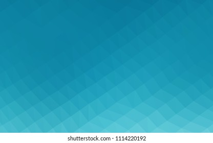 Light BLUE vector abstract mosaic backdrop. Colorful abstract illustration with gradient. The completely new template can be used for your brand book.