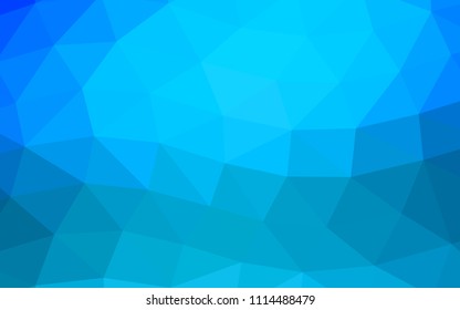 Light BLUE vector abstract mosaic abstract mosaic. Colorful illustration in abstract style with gradient. A completely new design for your business.