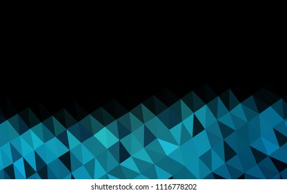 Light BLUE vector abstract mosaic pattern. A sample with polygonal shapes. A completely new design for your business.