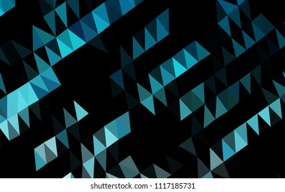 Light BLUE vector abstract mosaic backdrop. Creative illustration in halftone style with gradient. A new texture for your design.