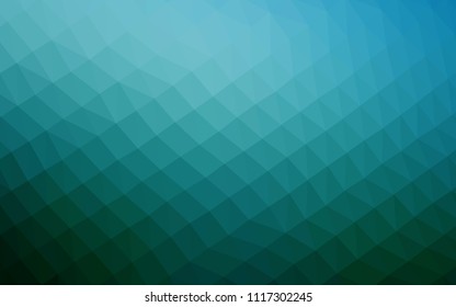 Light BLUE vector abstract mosaic background. Modern geometrical abstract illustration with gradient. The template can be used as a background for cell phones.