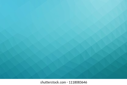 Light BLUE vector abstract mosaic background. Glitter abstract illustration with an elegant design. The template can be used as a background for cell phones.