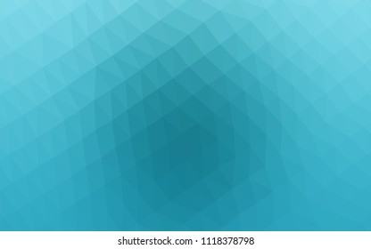 Light BLUE vector abstract mosaic pattern. A completely new color illustration in a vague style. The polygonal design can be used for your web site.