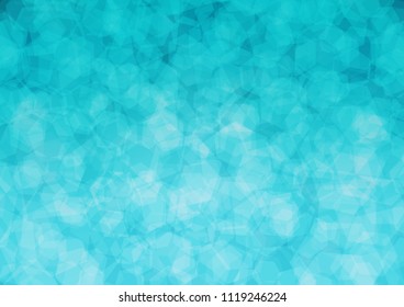 Light BLUE vector abstract mosaic template. Modern geometrical abstract illustration with gradient. A new texture for your design.