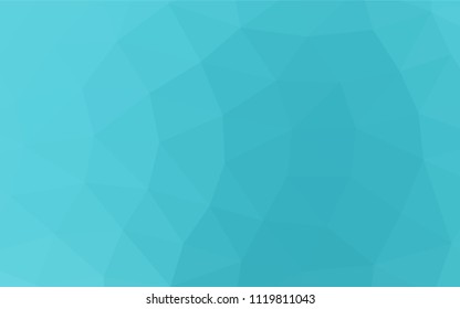 Light BLUE vector abstract mosaic template. Modern geometrical abstract illustration with gradient. A new texture for your design.