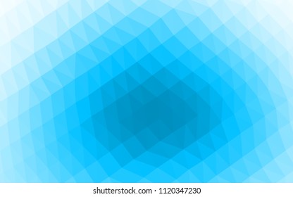 Light BLUE vector abstract mosaic pattern. Brand new colored illustration in blurry style with gradient. Brand new design for your business.