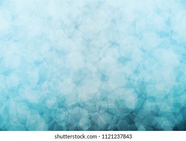 Light BLUE vector abstract mosaic pattern. A vague abstract illustration with gradient. The textured pattern can be used for background.