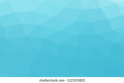 Light BLUE vector abstract mosaic abstract mosaic. A completely new color illustration in a vague style. A completely new design for your business.