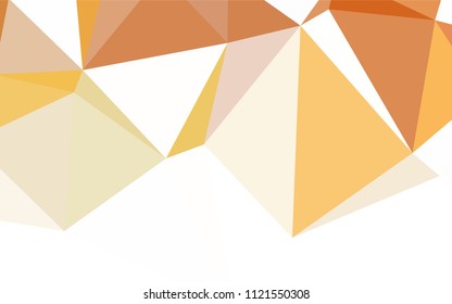Light BLUE vector abstract mosaic pattern. Creative illustration in halftone style with triangles. A new texture for your web site.