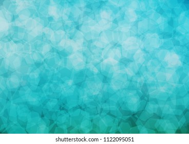 Light BLUE vector abstract mosaic background. Shining colored illustration in a Brand new style. A completely new design for your business.