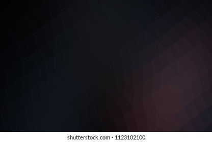 Light BLUE vector abstract mosaic template. Triangular geometric sample with gradient.  The polygonal design can be used for your web site.