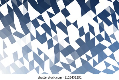 Light BLUE vector abstract mosaic background. An elegant bright illustration with gradient. A completely new design for your business.