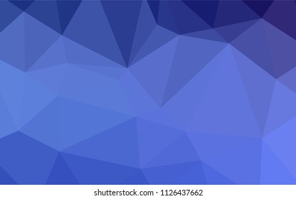 Light BLUE vector abstract mosaic backdrop. Colorful abstract illustration with gradient. Textured pattern can be used for background.