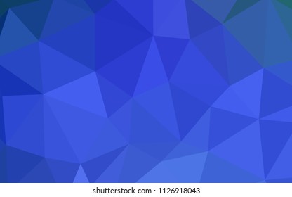 Light BLUE vector abstract mosaic background. Modern abstract illustration with triangles. A new texture for your web site.