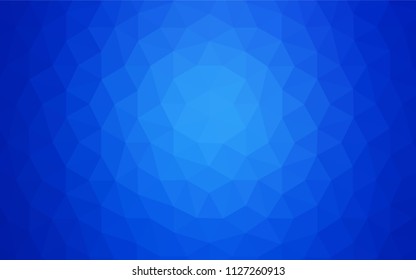 Light BLUE vector abstract mosaic background. Colorful illustration in polygonal style with gradient. Textured pattern for your backgrounds.