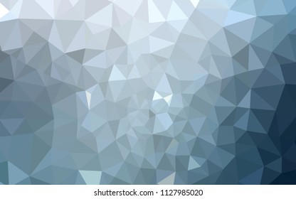 Light BLUE vector abstract mosaic pattern. A sample with polygonal shapes. Brand new style for your business design.