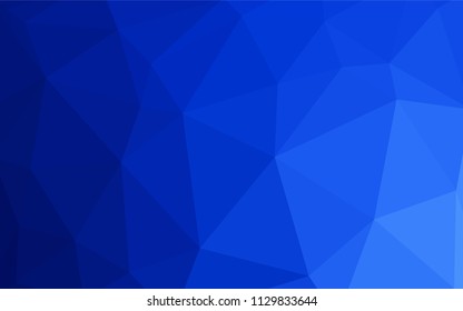 Light BLUE vector abstract mosaic pattern. Creative geometric illustration in Origami style with gradient. Brand new style for your business design.
